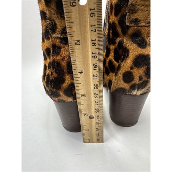 Madewell Women’s Reagan Leopard Booties Brown Calf Hair Booties Sz 7.5 - Picture 7 of 7